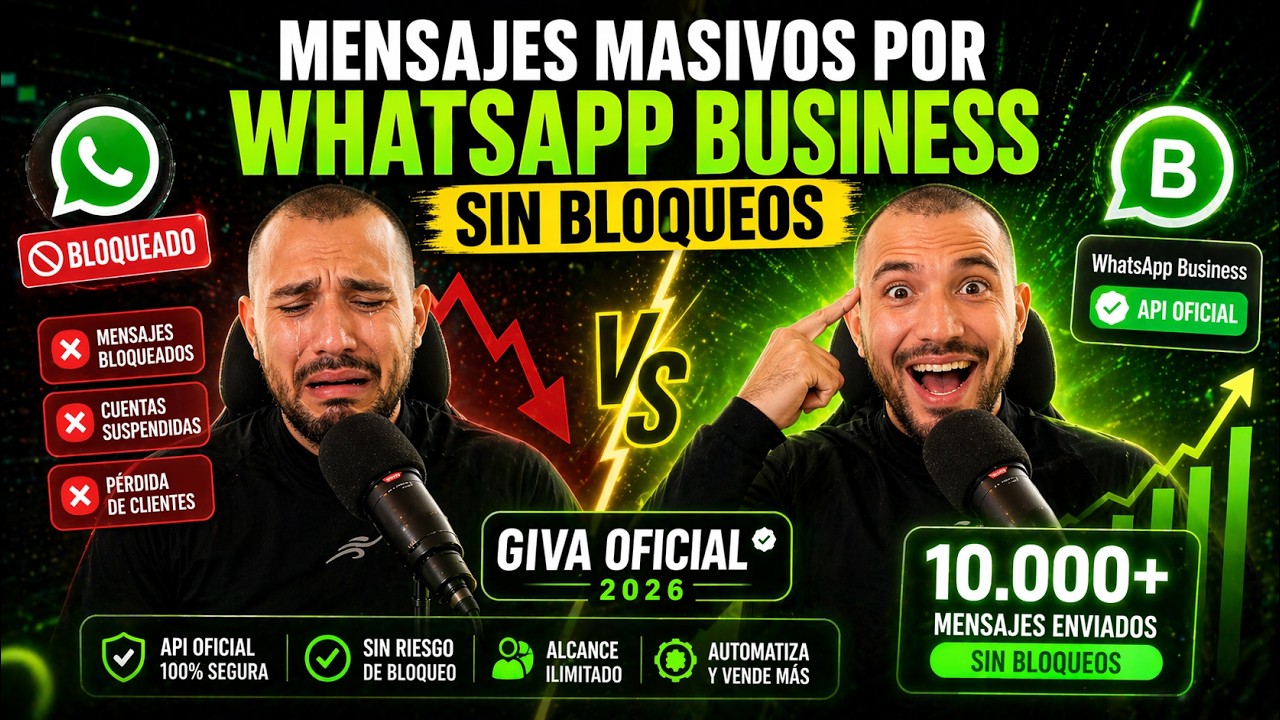 🚀 ¡No pierdas tiempo! Así se mandan mensajes masivos por WhatsApp Business
