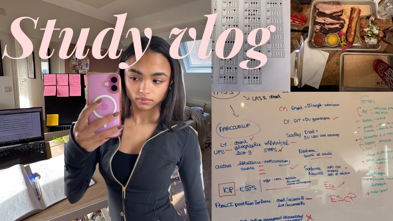 study vlog 👩🏽‍⚕️🌟 - résultats s1, cooking, working 