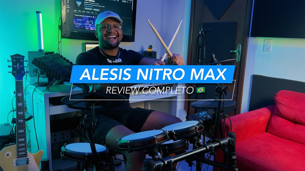 Alesis Nitro Max: Análise Profunda e Sem Segredos da Bateria Eletrônica! #alesisdrums