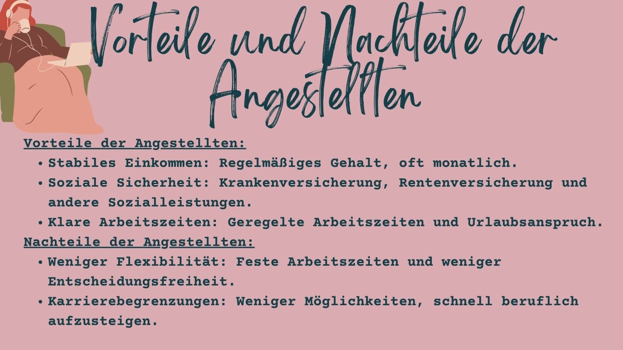 Sprechen B1, teil 2 :'Angestelle oder Selbtst&auml;ndige : Wer hat es besser'