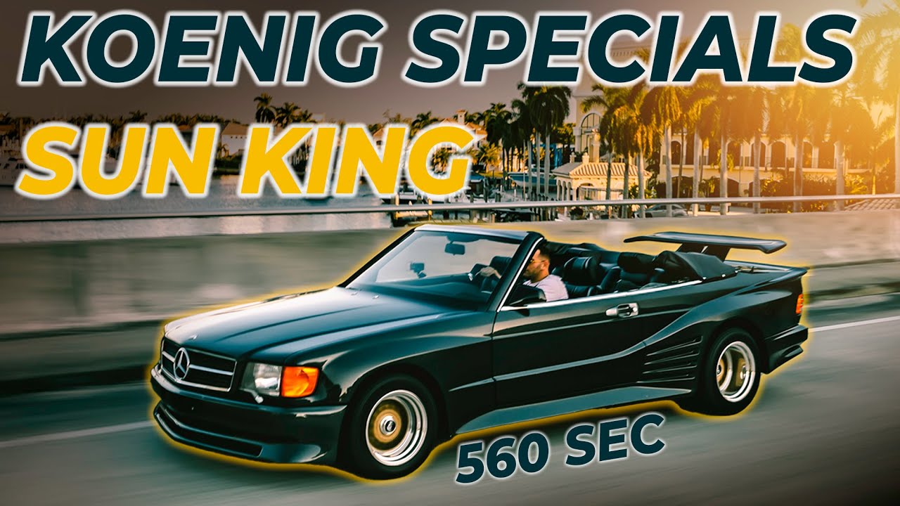За рулем C126 Koenig Specials 560 SEC «Король Солнца»!