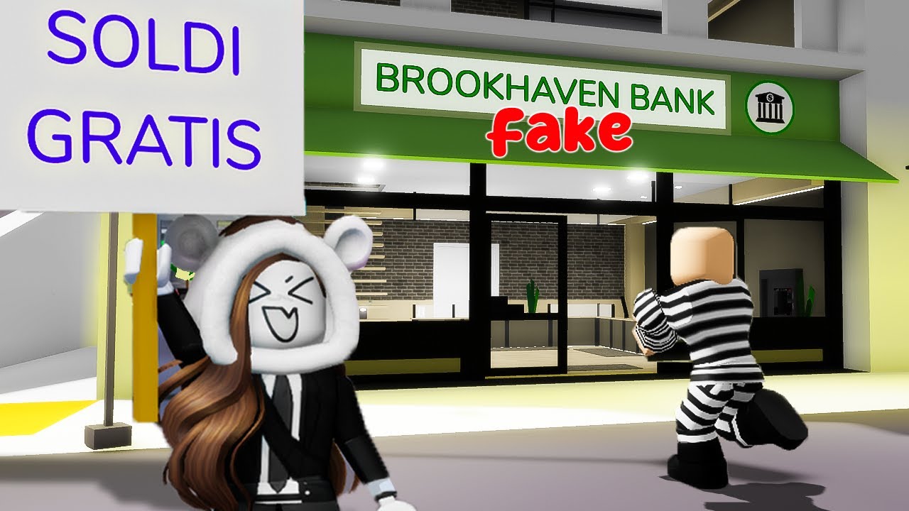 HO APERTO UNA BANCA FAKE PER CATTURARE I CRIMINALI SU BROOKHAVEN ROBLOX!