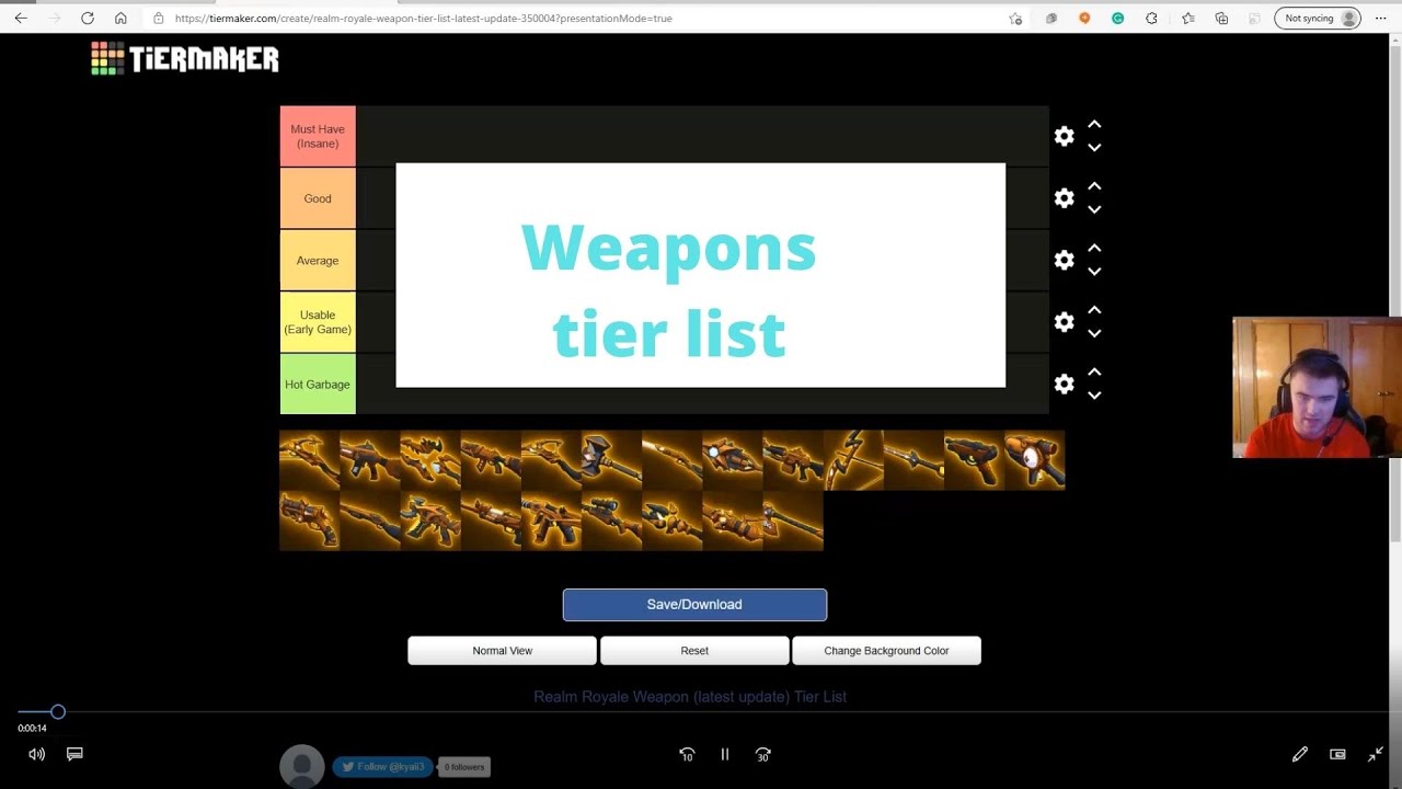 Realm Royale weapons tier list in 2021