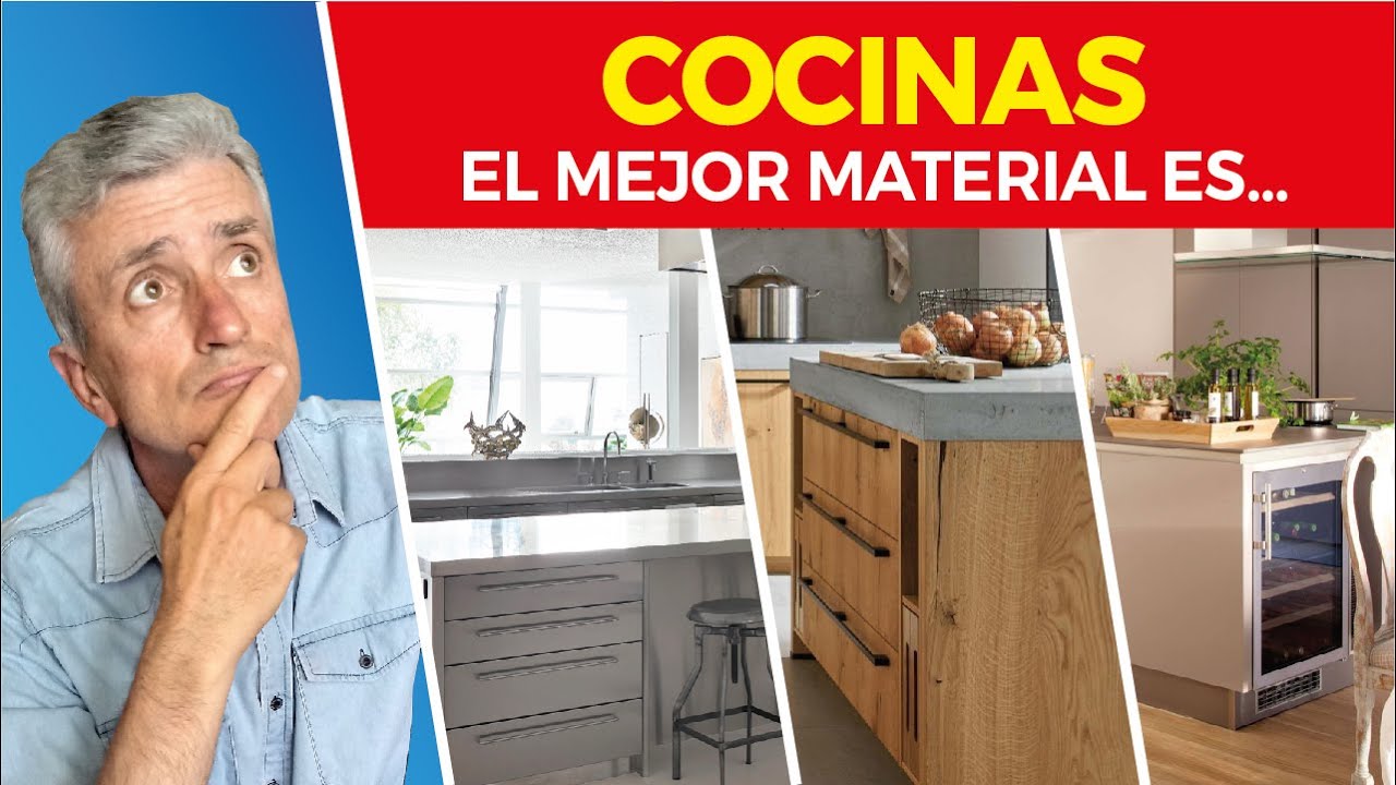 👌Materiales para Muebles de COCINA modernos: Cu&aacute;l Elegir?