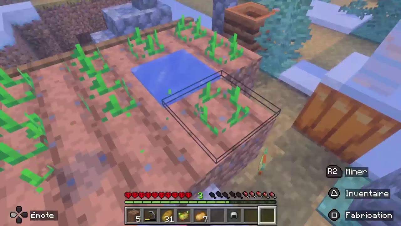 Je live sur  mincrafte je vais construire tout se que vous me dites