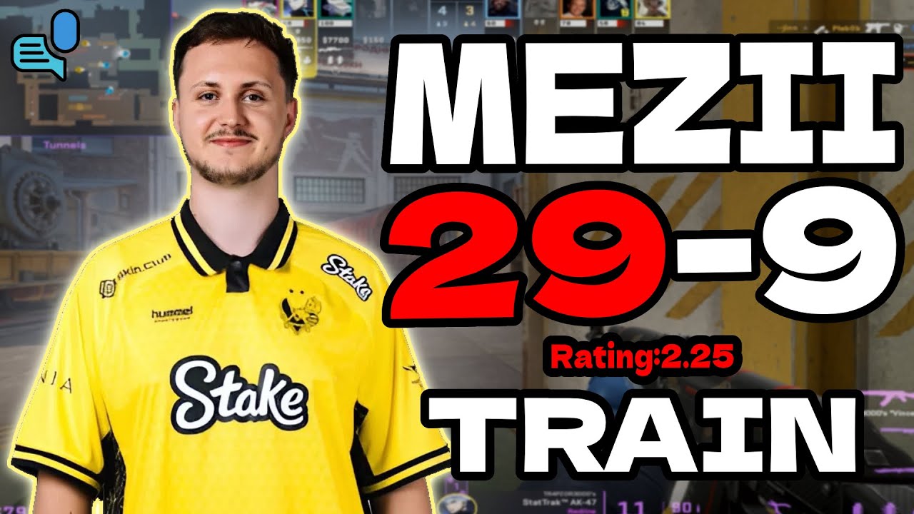 mezii (29-9) | train FACEIT EU Ranked | Rating 2.25 | +Voice | Jan 2, 2026