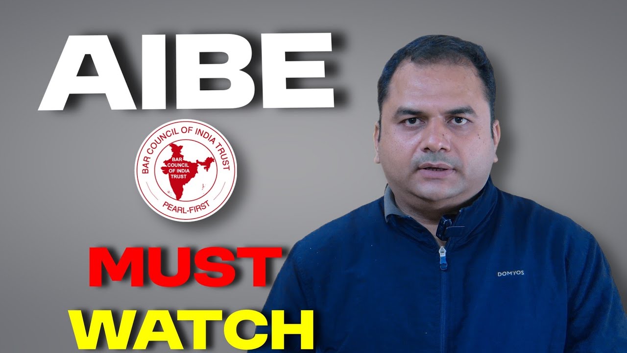 All India Bar Exam | AIBE Strategy | AIBE 20