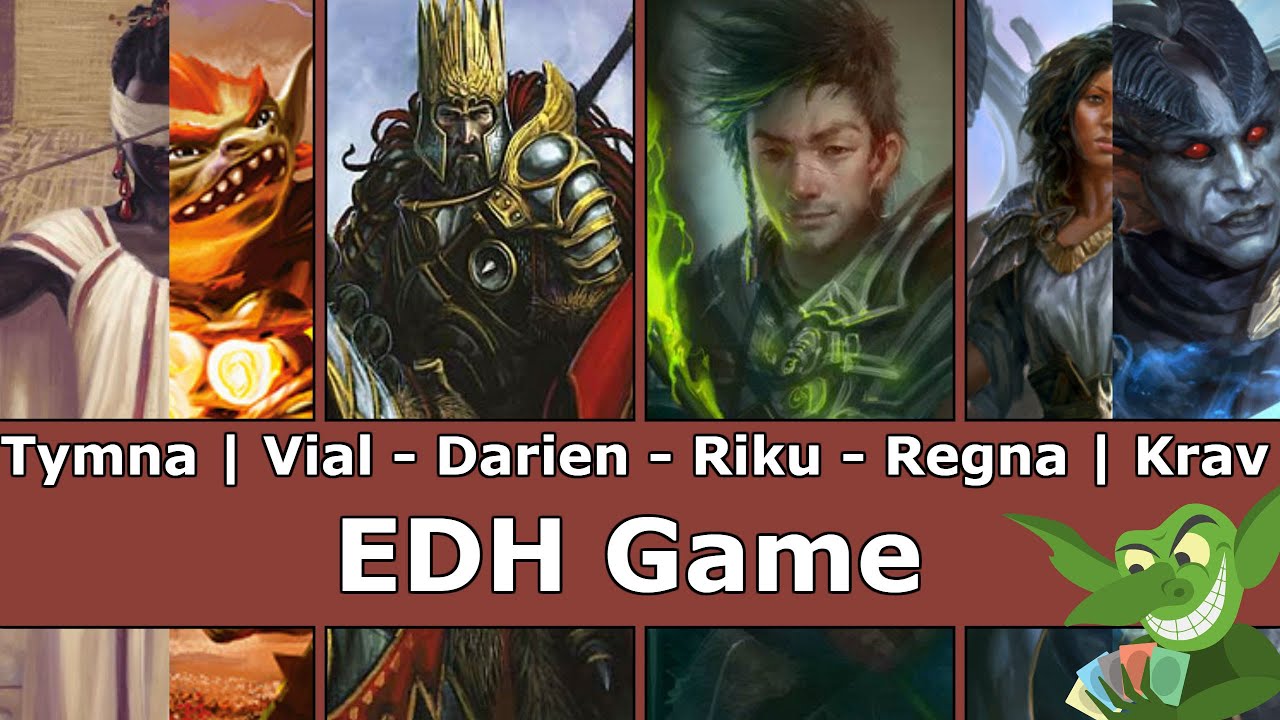Tymna | Vialsmasher vs Darien vs Riku vs Regna | Krav EDH / CMDR game play