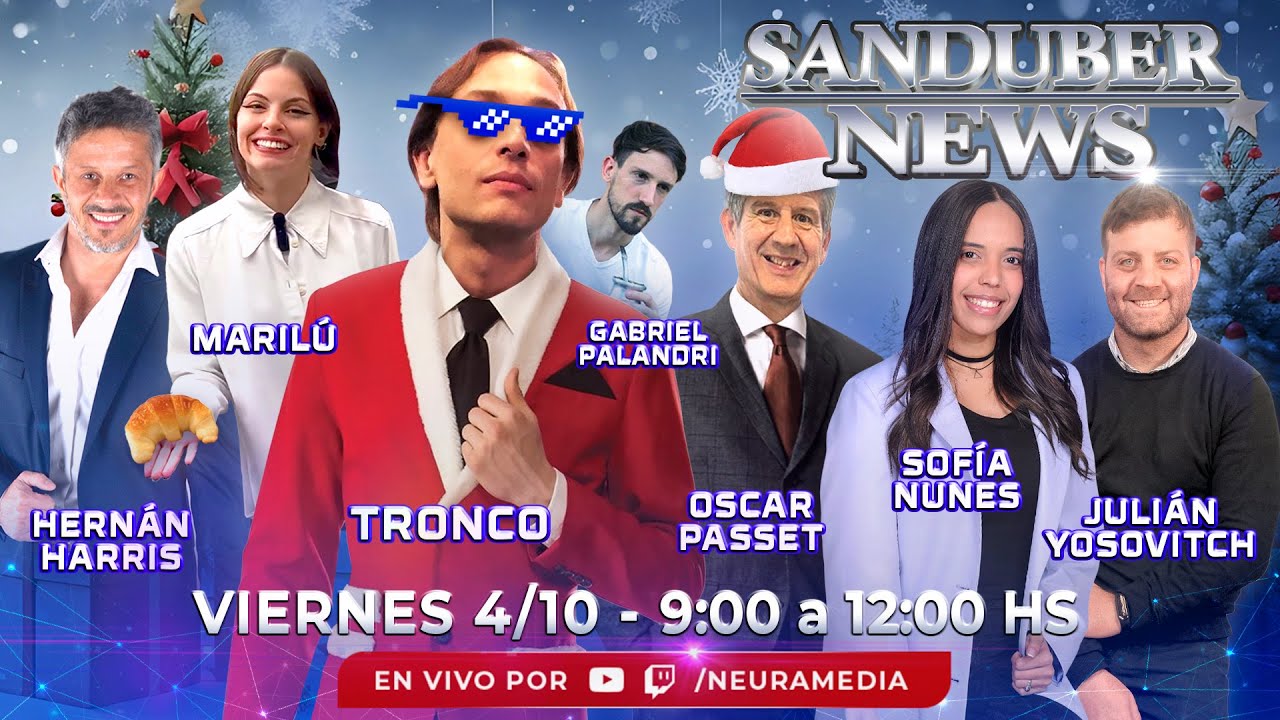 Sanduber News: Tronco, Passet, Palandri, Nunes, Yosovitch, Marilú - Especial Navidad