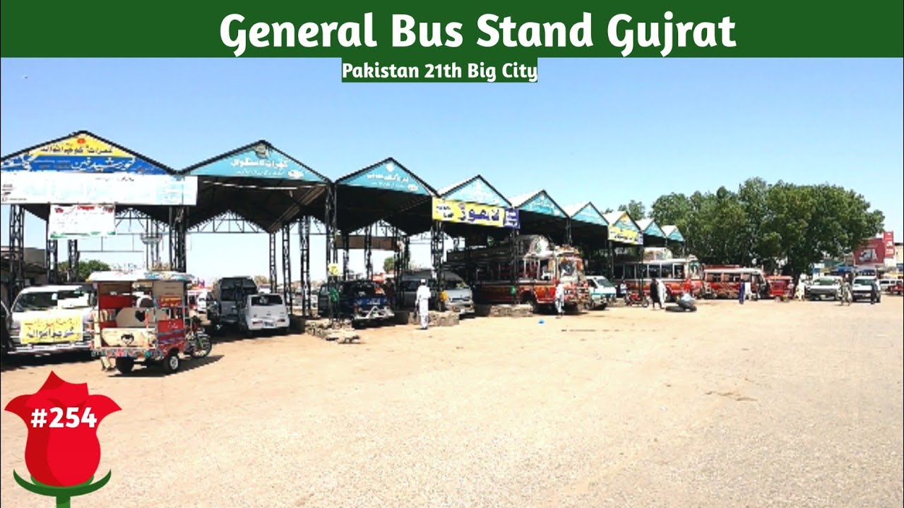 Walking In General Bus Stand Gujrat #EastWalks