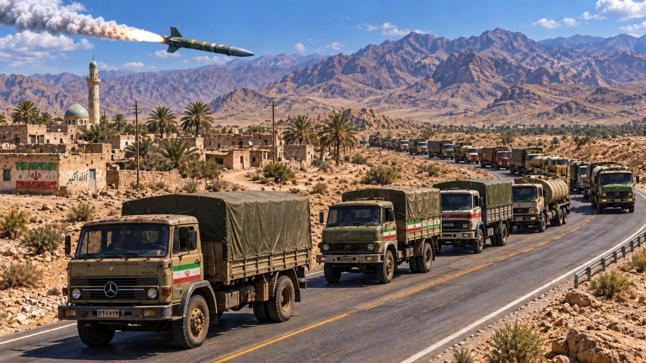 US Jets Wipe Out Fleeing Iranian Missile Convoy on Kharg Island in Huge Ambush!: MiL SiM ARMA-3 Game