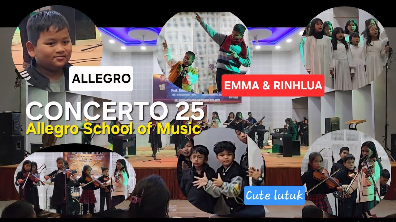 Full Video | Concerto 25 | Allegro School of Music featuring Emmanuel Mizo Idol & Rinhlua 