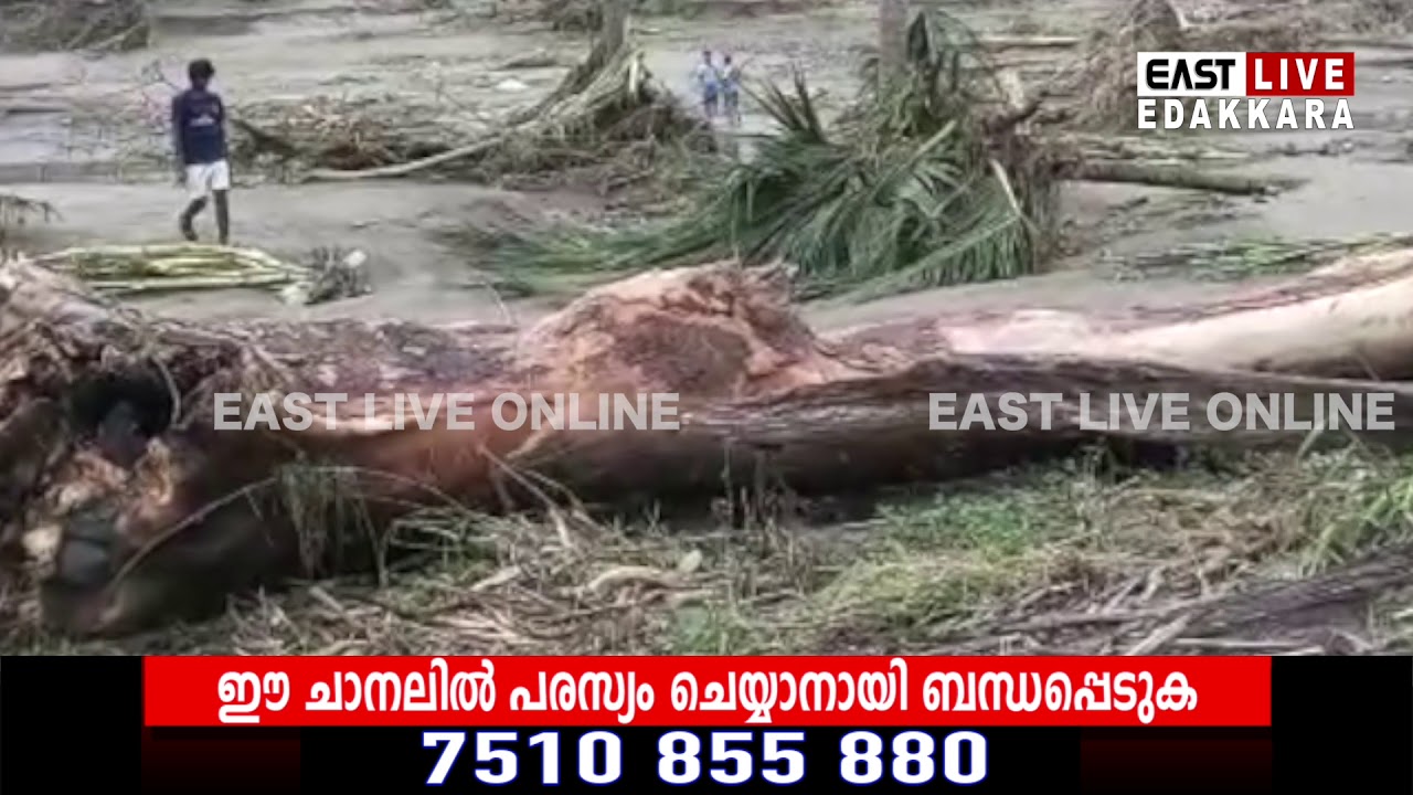 മലവെള്ളപ്പാച്ചിലില്‍ മുണ്ടേരി സംസ്ഥാന വിത്തുകൃഷിത്തോട്ടത്തില്‍ വന്‍ നാശം ll EAST LIVE NEWS EDAKKARA