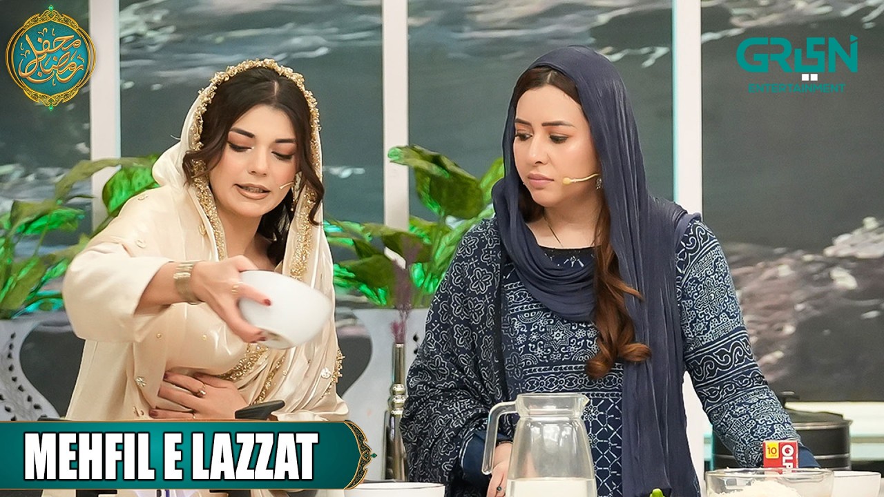 Mehfil e Lazzat | Prawn Karahi, Pista Kunafa & Omore Falooda | Chef : Mahnoor Malik - Ramzan Day 29