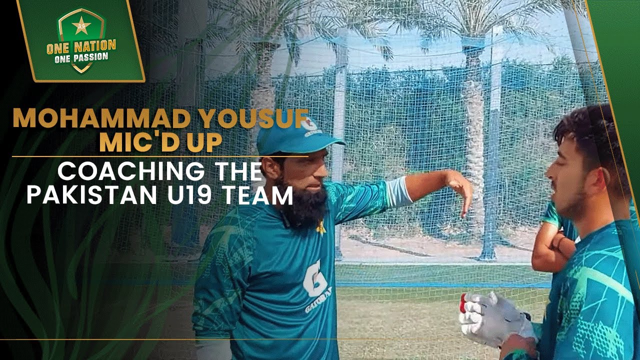 Mohammad Yousaf Mic'd Up: Coaching the Pakistan U19 Team