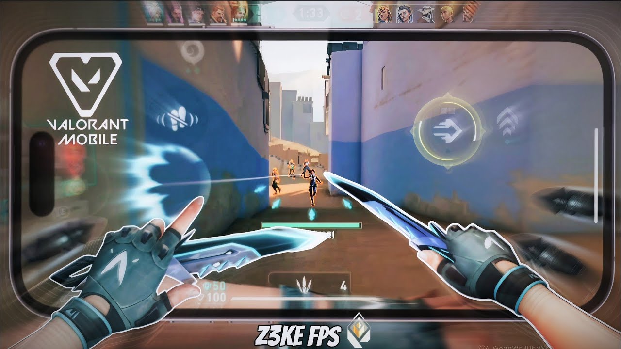 I Don’t Miss With the Sheriff | Valorant Mobile | Z3ke FPS