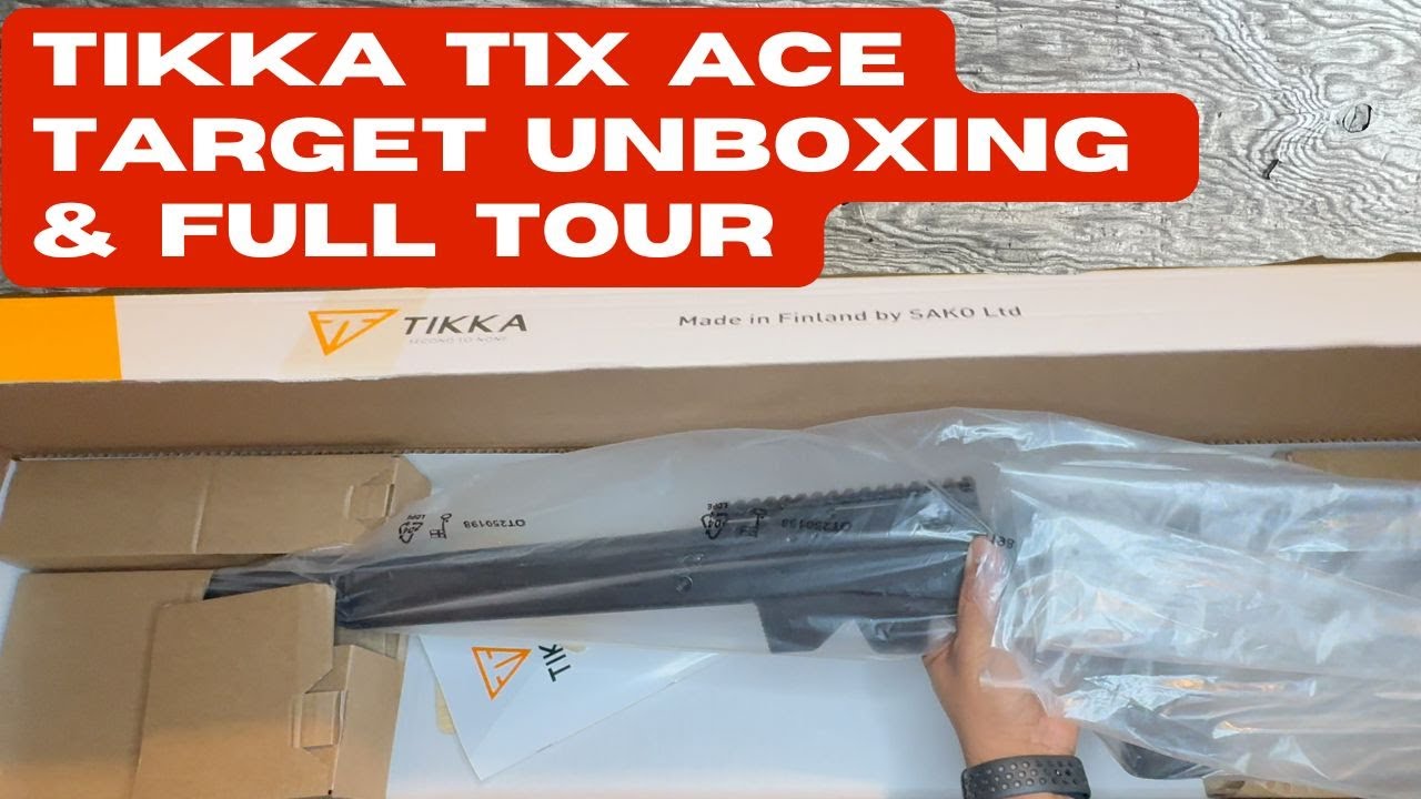 Распаковка Tikka T1x ACE Target .22 LR + полный обзор характеристик и аксессуаров