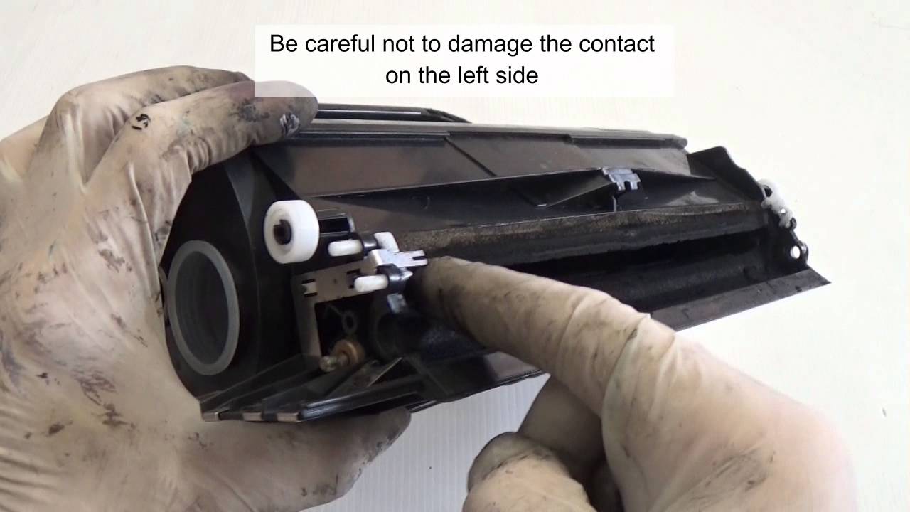 LEXMARK OPTRA T Toner Cartridge Refill Instructions