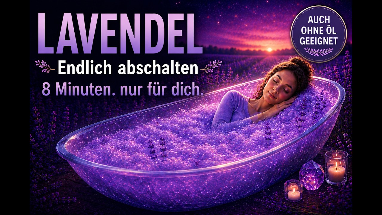 🪻Lavendel-Geborgenheit – kleine Auszeit für innere Ruhe, Geführte Meditation mit Lavendelöl
