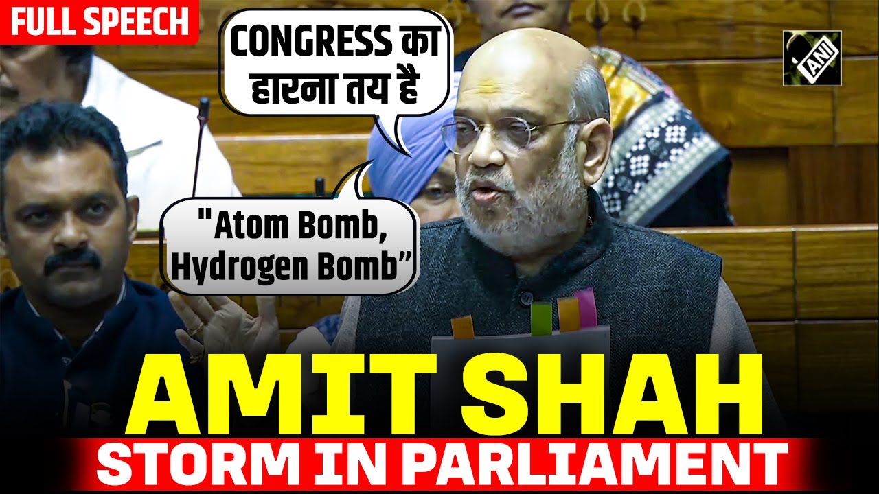 Watch: HM Shah destroys vote-chori claims in marathon address, &lsquo;rattled&rsquo; opposition walks out in end