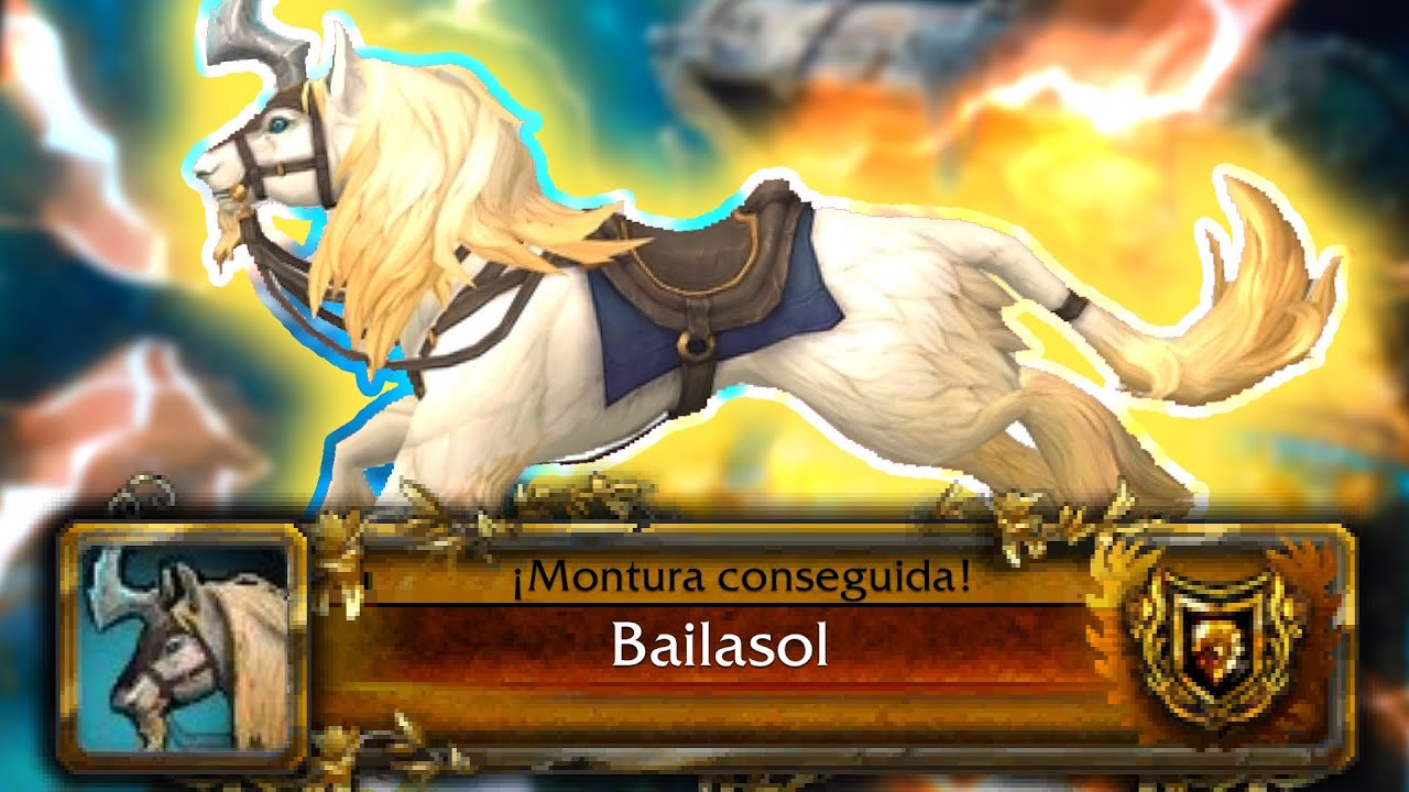 🐴 BAILASOL ☀️ CÓMO CONSEGUIR 100% MONTURA BASTIÓN 🕍 LOGRO SILLA CALIENTE 🪑 | World of Warcraft