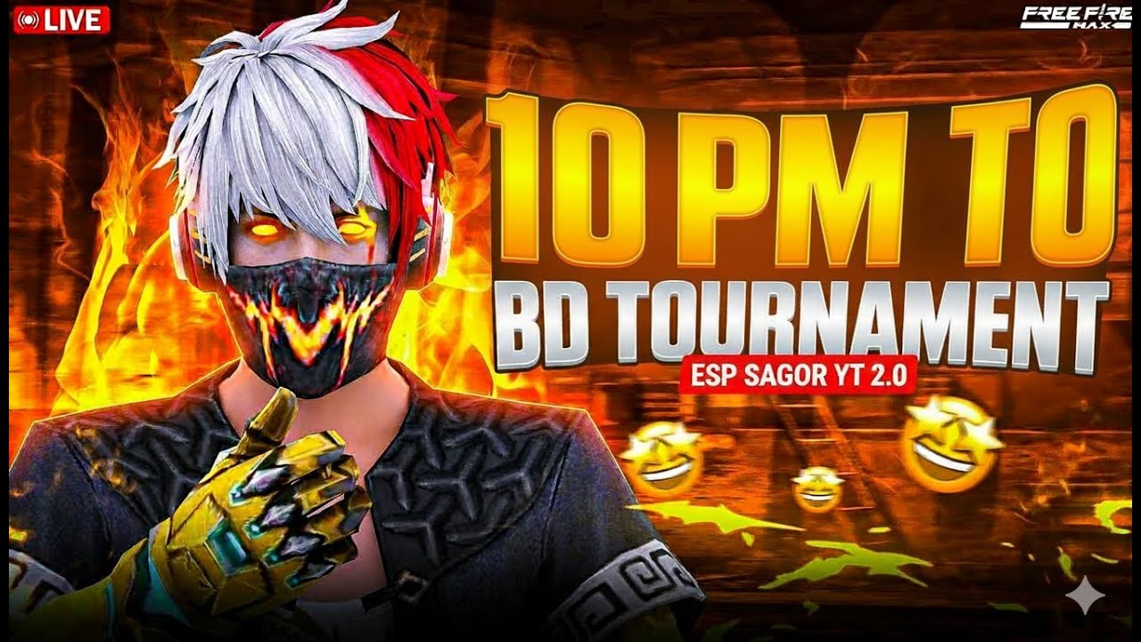 🔥 Free Fire Live | ESP SAGOR YT 2.0  | Daily Paid Match + Squad Rush Gameplay 🔥