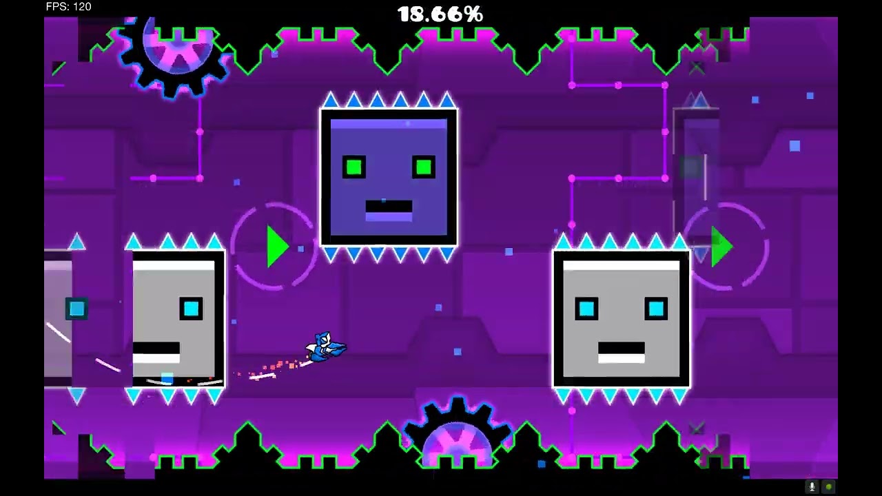 играю в Geometry Dash Deadlocked и дригое