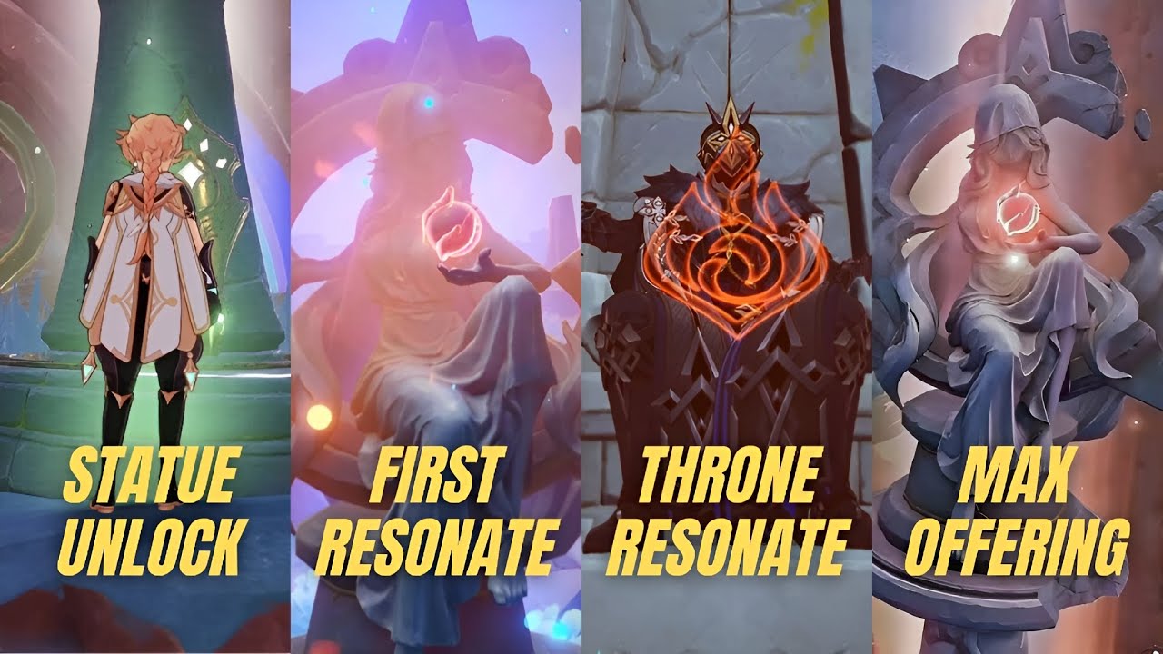 All Pyro Statue Interactions (& Pyro Resonance) | Genshin Impact