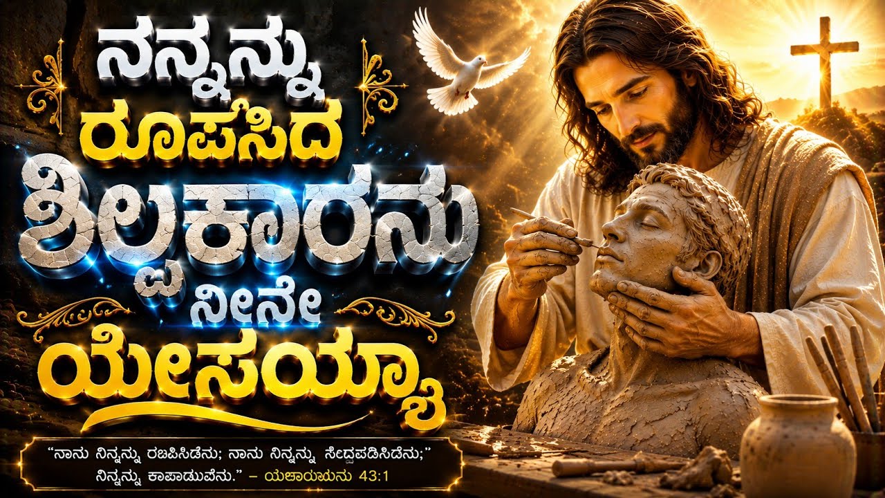 ನನ್ನನ್ನು ರೂಪಿಸಿದ ಶಿಲ್ಪಕಾರನು ನೀನೇ ಯೇಸಯ್ಯಾ | Kannada Christian Songs | Latest New Christians Songs