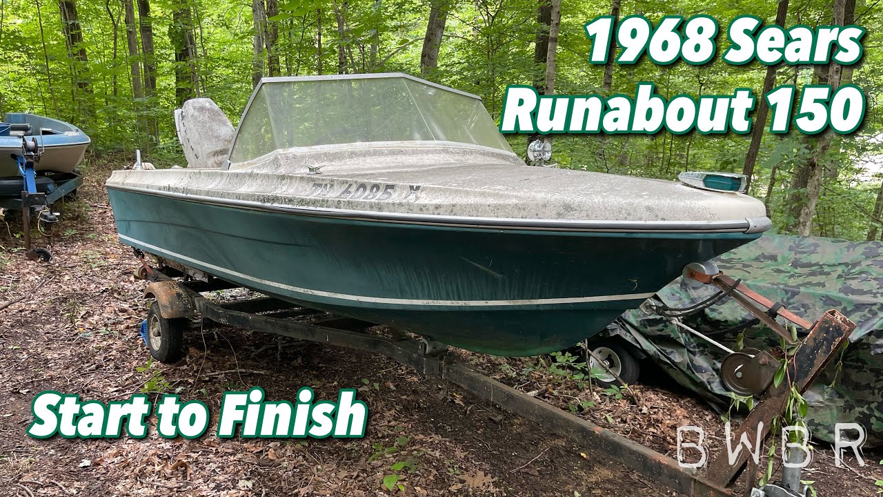 Rehab on an Old Ratty Sears Runabout Boat
