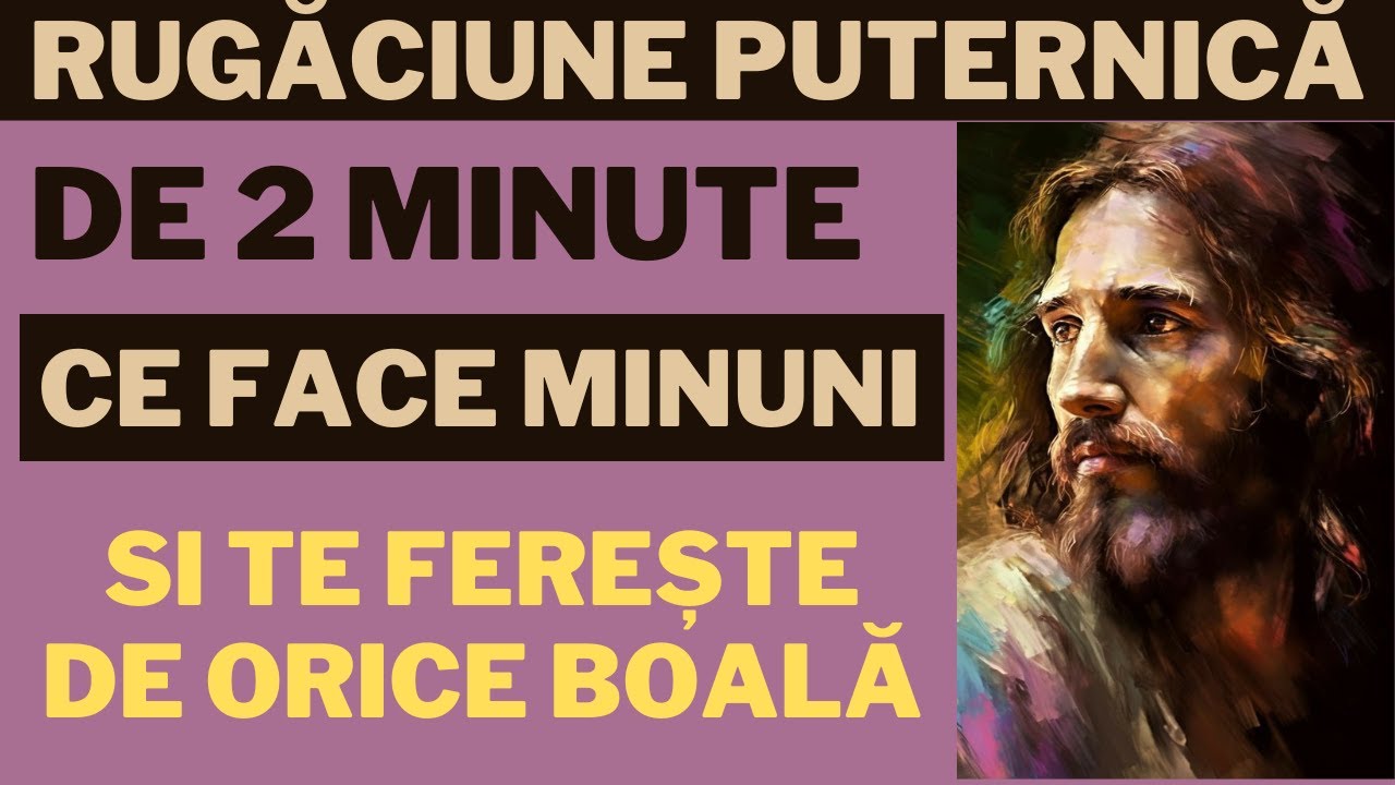 Rugaciune Pentru Sanatate Si Vindecare (Mentine si readuce sanatatea)