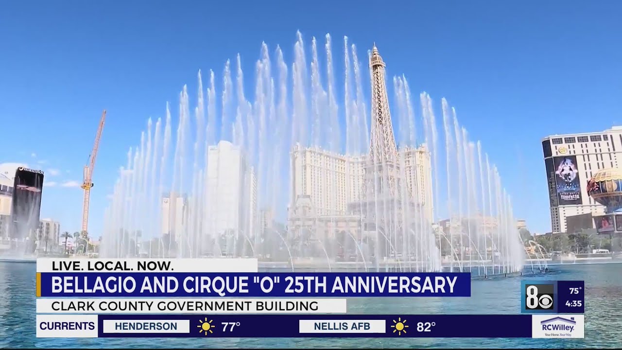 Bellagio, Cirque du Soleil's 'O' celebrate 25-year anniversary