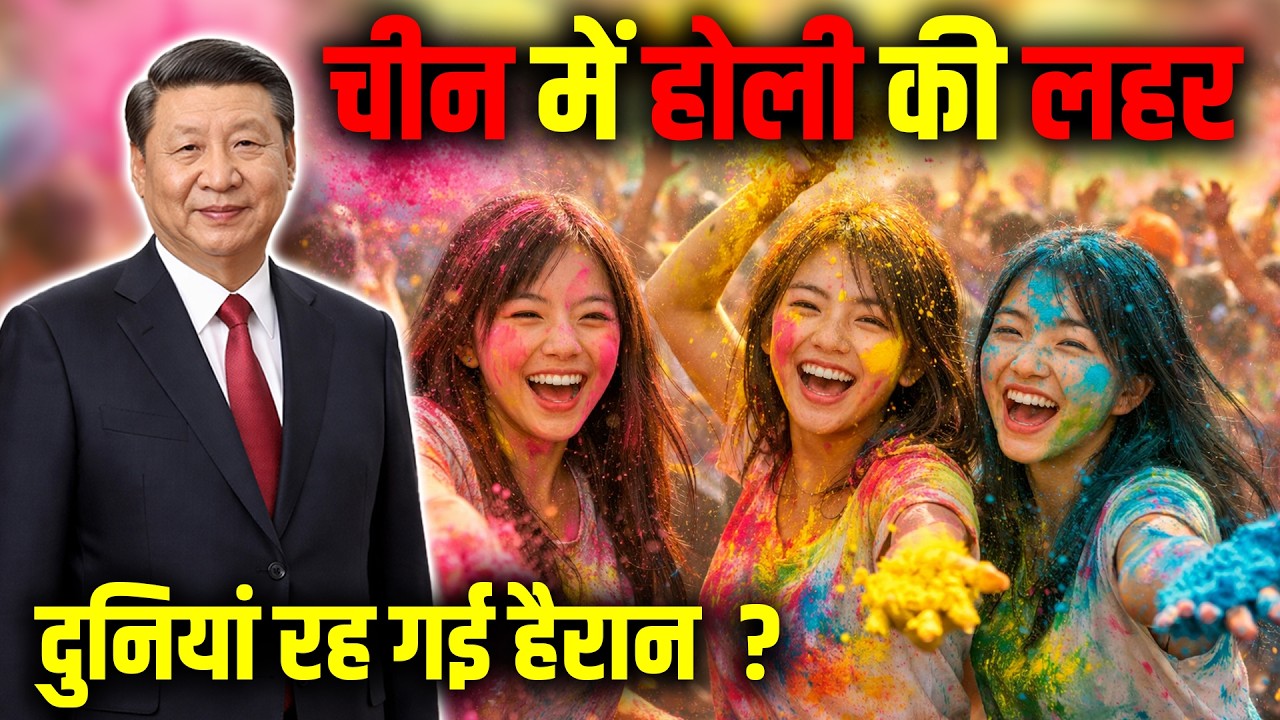 Holi celebrations in China (world shocked)!