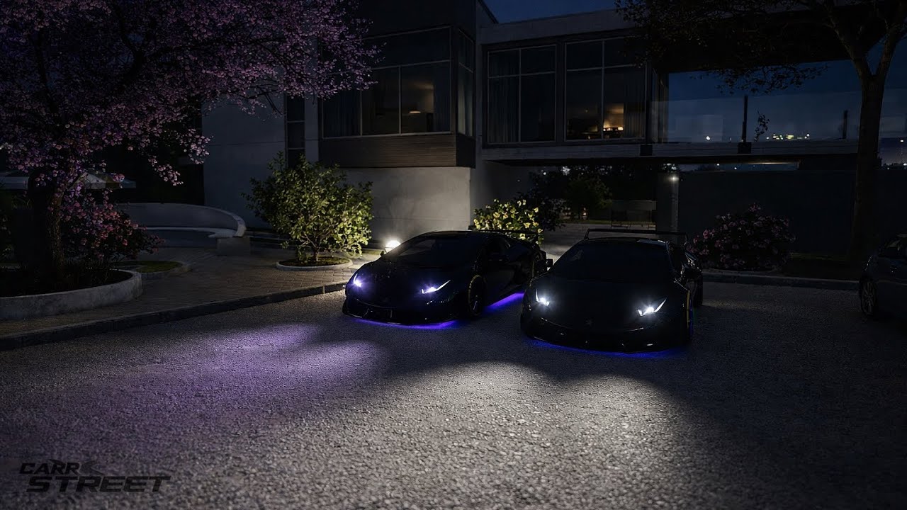 Testing Lamborghinis on a race track CarX street 4k ultra graphics gameplay