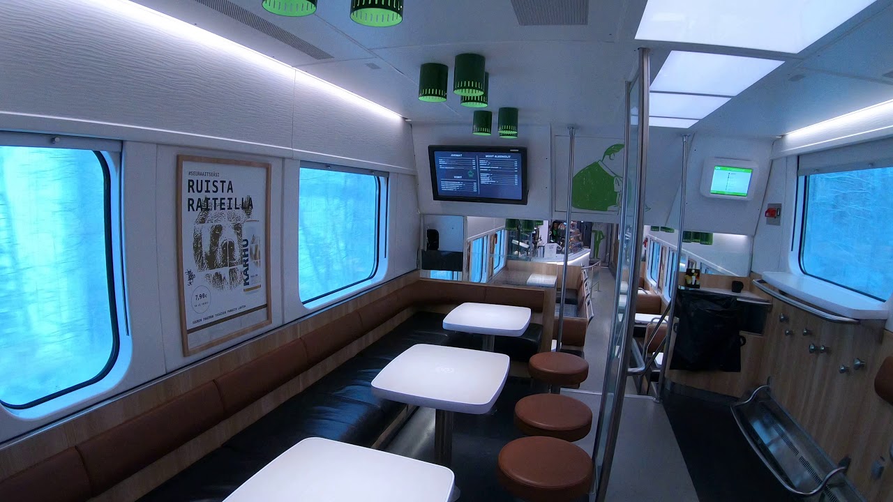 Inside a Finnish train...