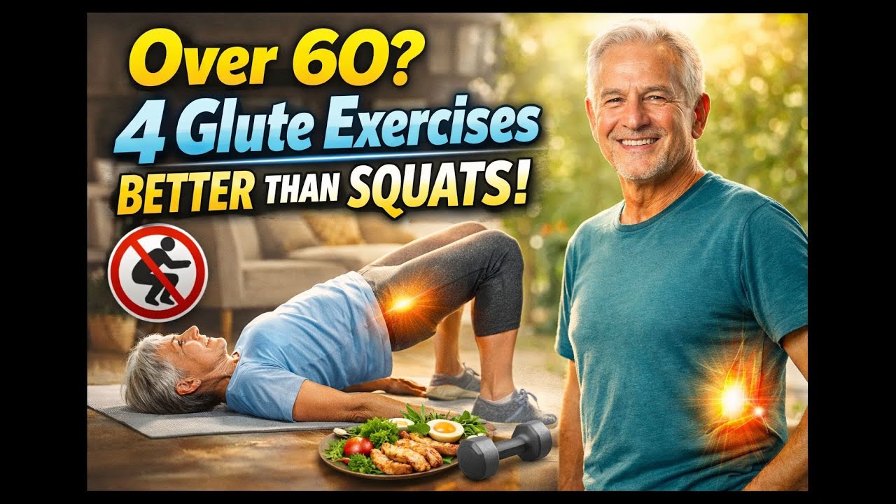 Over 60? 4 Glute Exercises Are Better Than Squats|Glutes as the Foundation of Balance and Stability