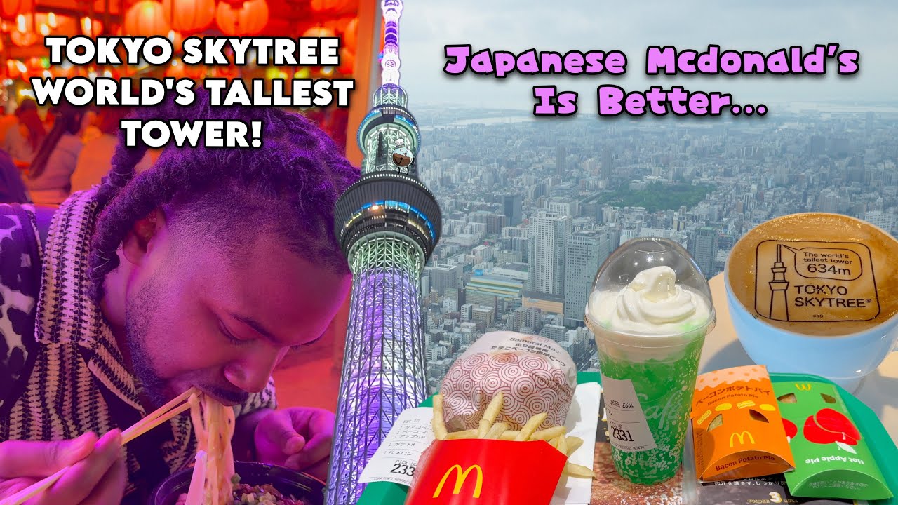 The Ice Cream Machine Works at Japan’s McDonald’s! | Amazing Sky View of Tokyo!