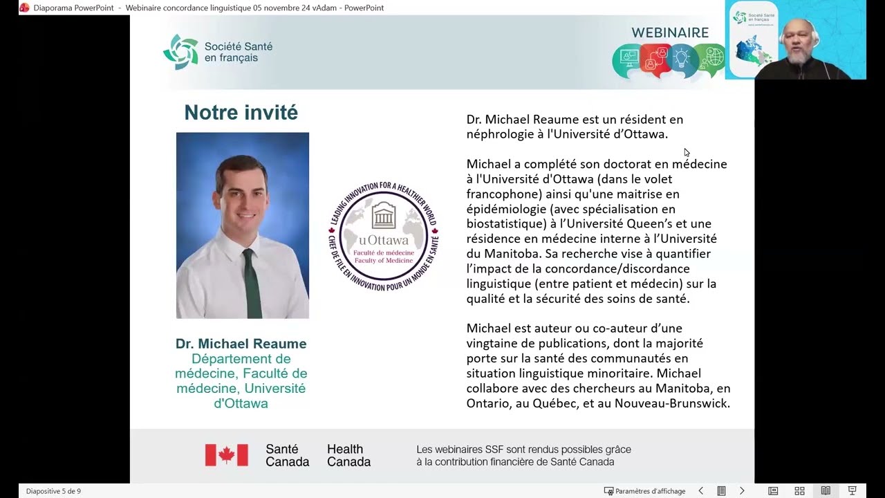Webinaire 2025-11-05 : Concordance linguistique patient-médecin et résultats cliniques à long terme