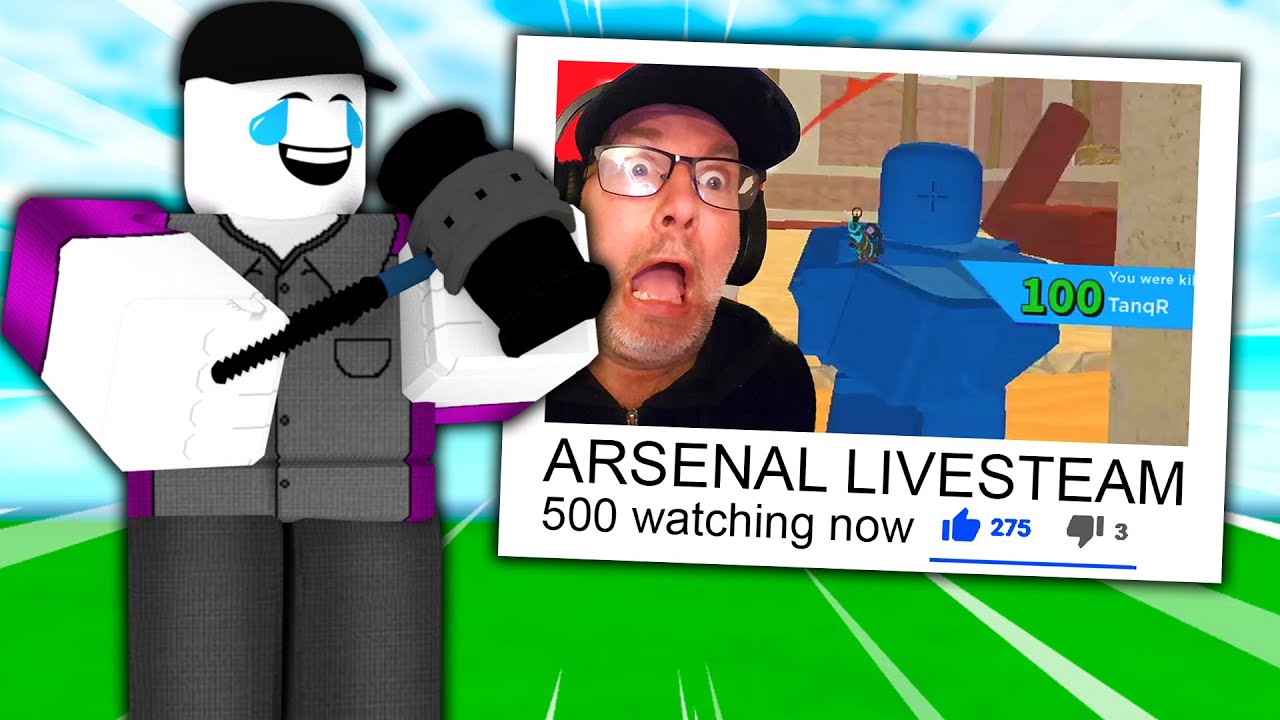 АДМИН ТРОЛЛИНГ СТРИМЕРОВ.. (Roblox Arsenal)