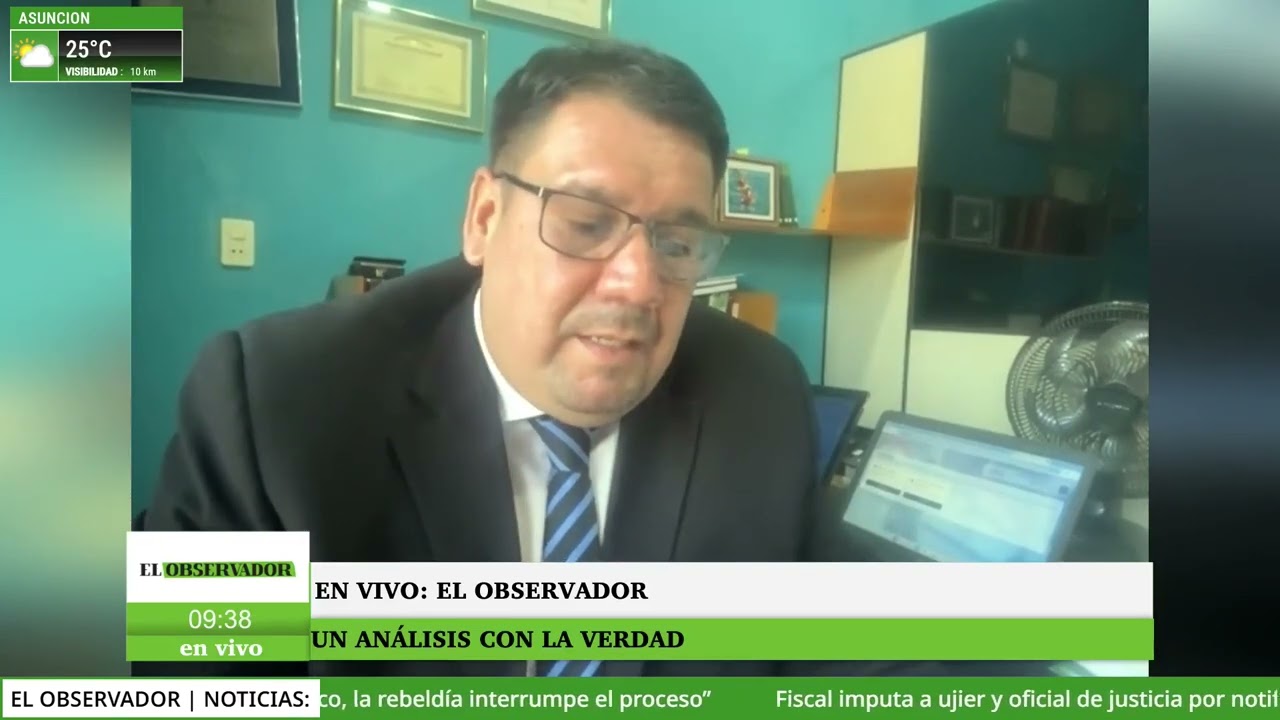 El abogado Derlis Guzmán, del Círculo de Abogados de San Pedro