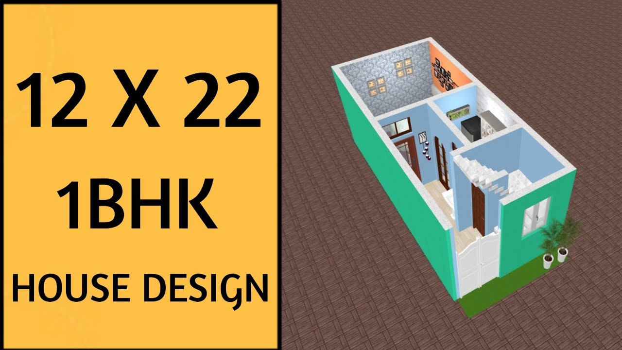 3 लाख में घर का नक्शा ll 12 x 22 House Plan ll 30 Gaj Ka Makaan Ka Naksha ll 12 x 22 Ghar Ka Naksha