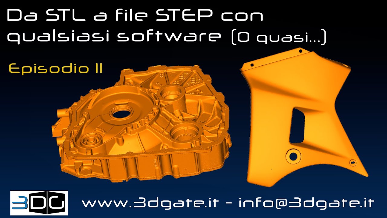 Da scansione 3D a file STEP con qualsiasi software (o quasi…) | Strumenti minimi indispensabili