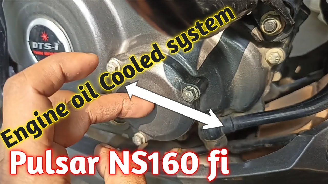 Pulsar NS 160 fi engine oil को कैसे ठंडा किया जाता है? 🌹