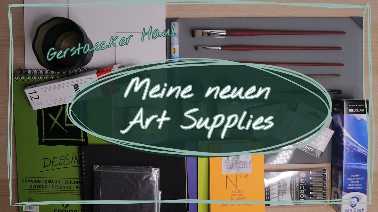 Neue Kunstmaterialien - Gerstaecker Art Supplies Haul!