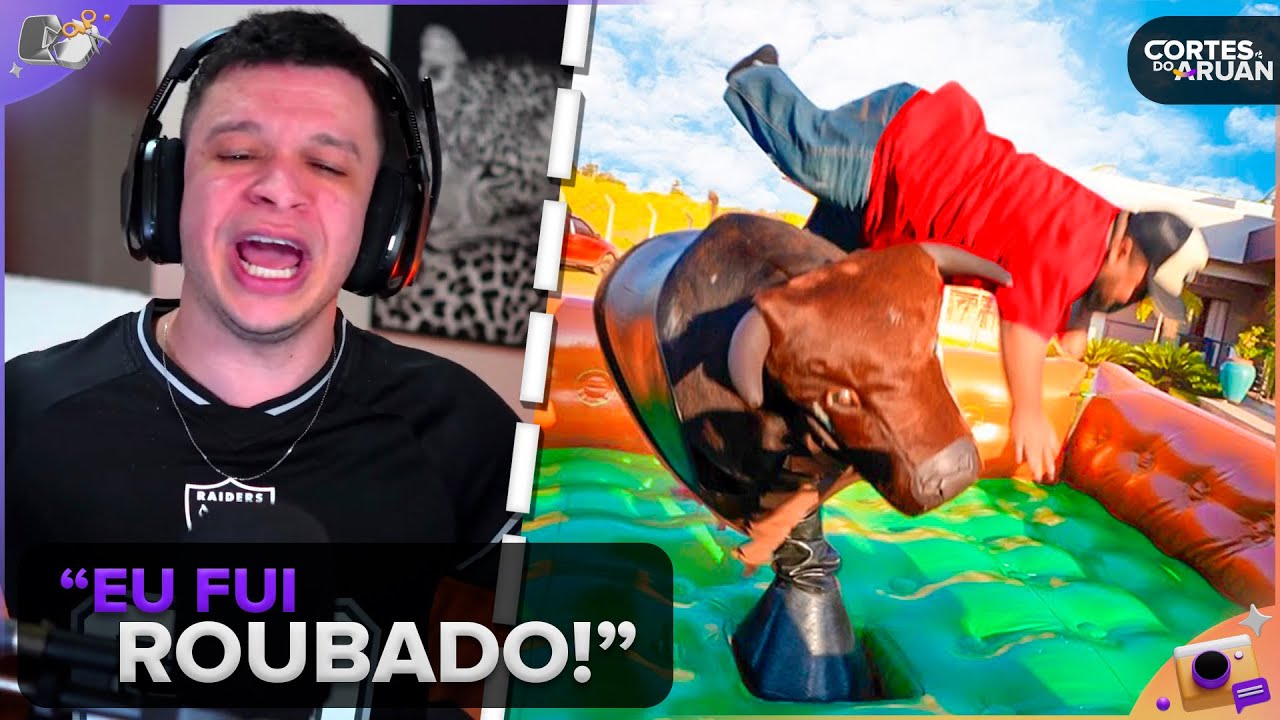 ARUAN REAGE: FIZ UM RODEIO VALENDO UM BOI NELORE PARA MEUS AMIGOS (RENATO GARCIA) - Cortes do Aruan