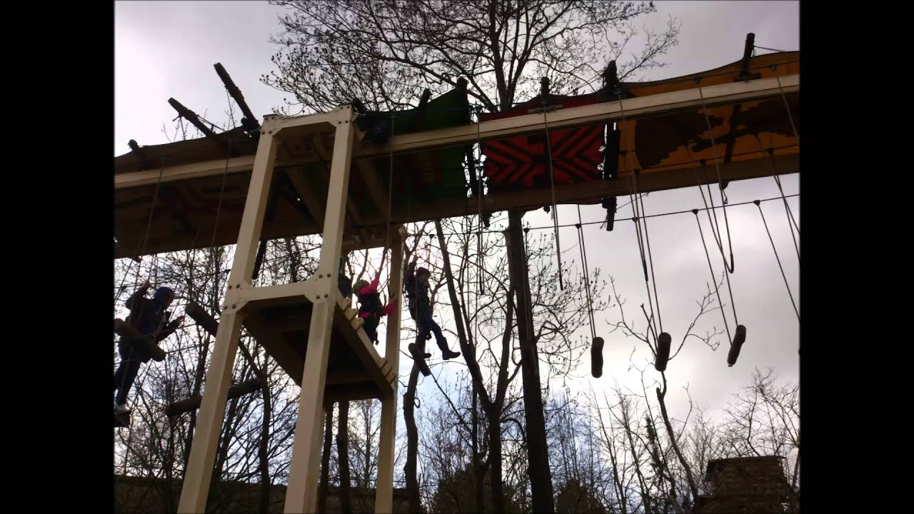 Hochseilgarten Navajo Trail im Hansa-Park Sierksdorf