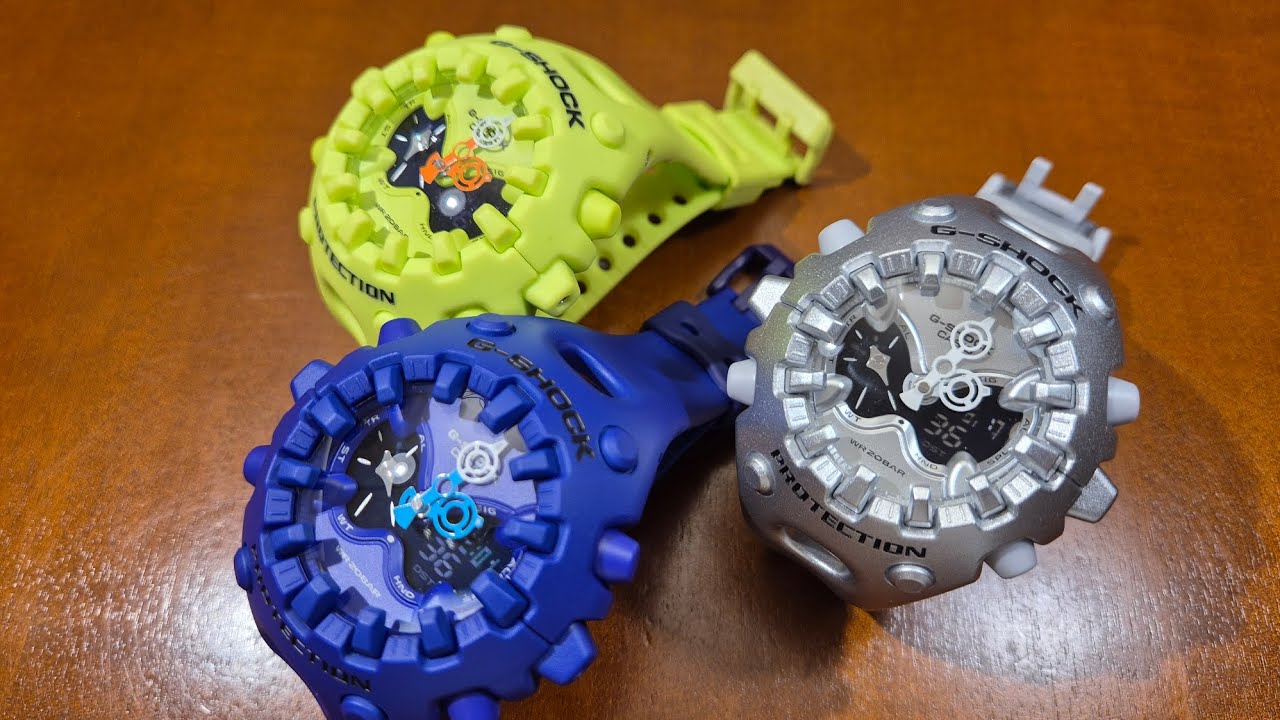 Casio G-Shock GA-V01-2A, GA-V01A-8A, GA-V01-9A - unboxing, recenzja, przymiarka i porównanie [PL]