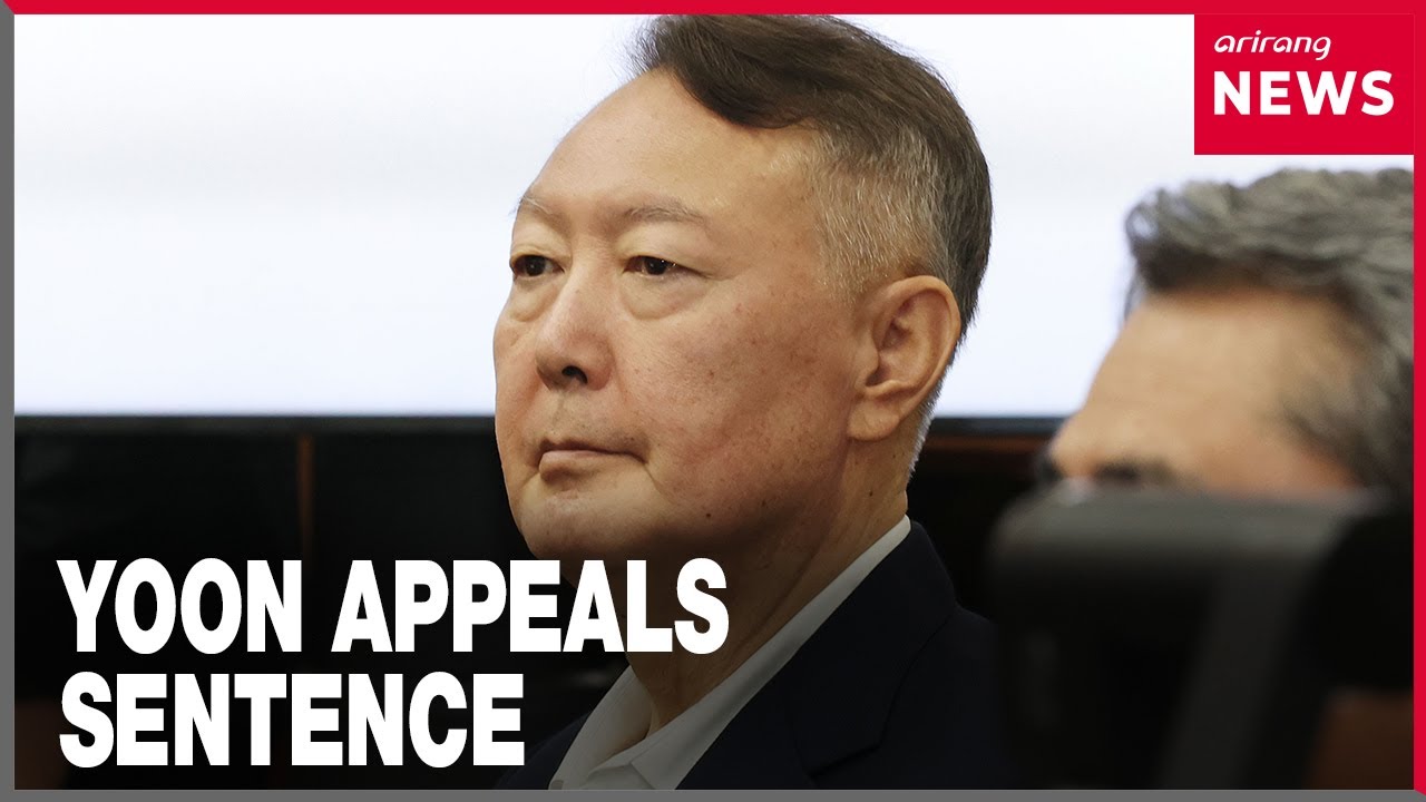 Fmr. President Yoon appeals life sentence for insurrection