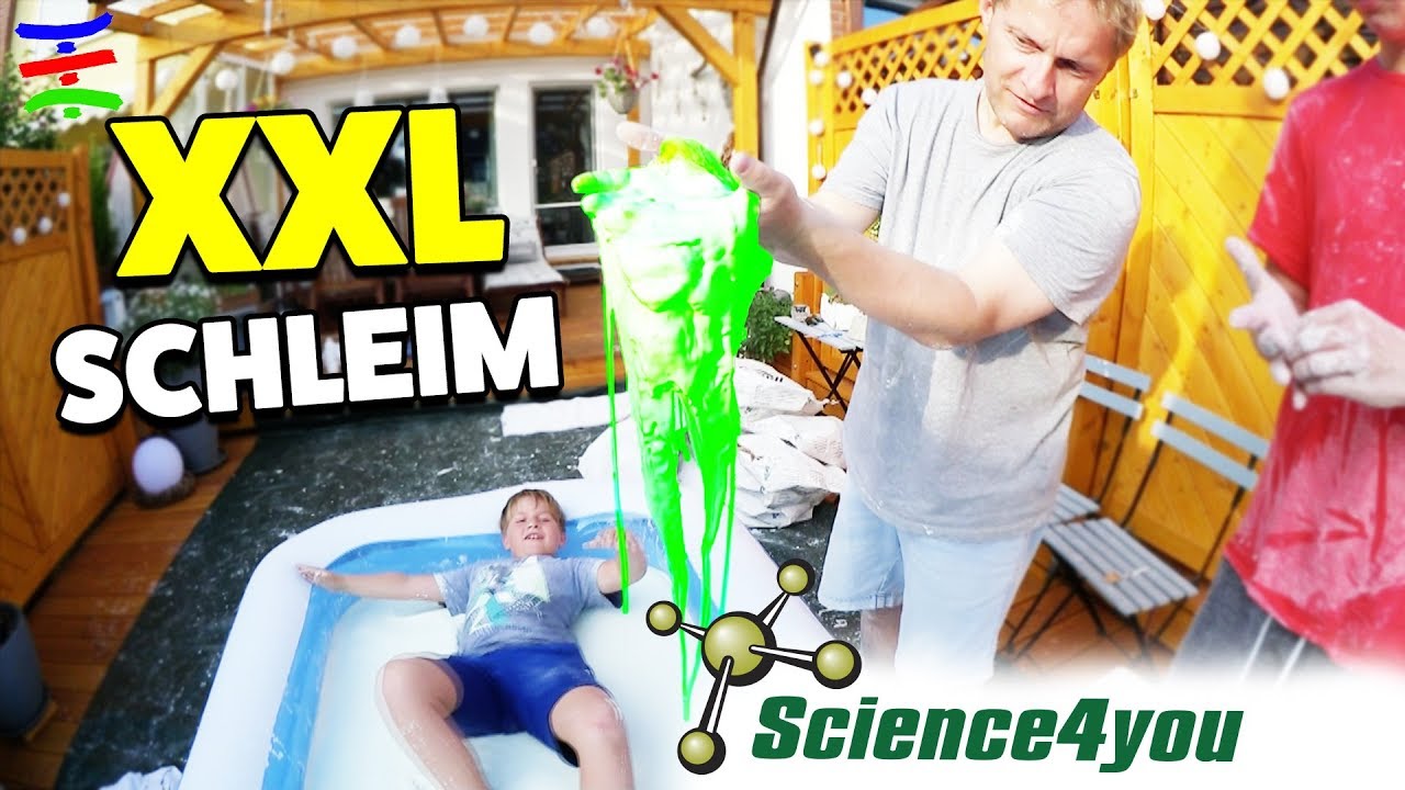 ASH und MAX im SCHLEIM-POOL - Science4you Slime Factory - TipTapTube