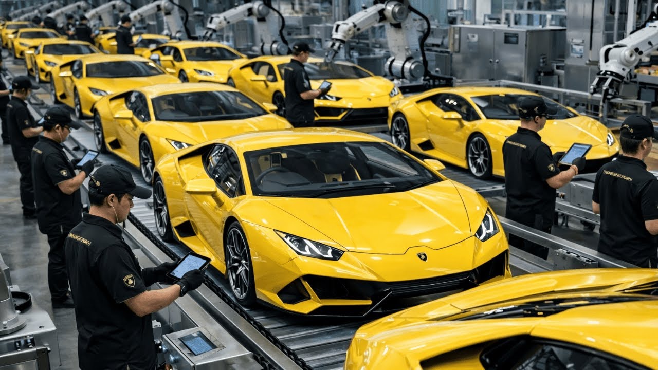 AI Technology Exposed: How Lamborghini Supercars Are Really Built